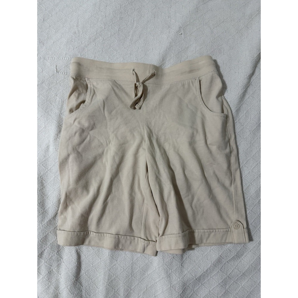 White Stag Beige Sweat Shorts Womens Size S Activewear Causal Lounge